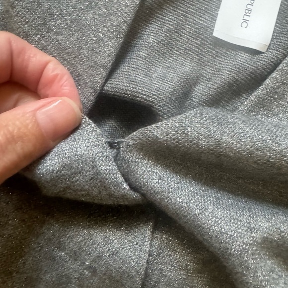 Banana Republic Sparkling Silver Sweater - Picture 5 of 7